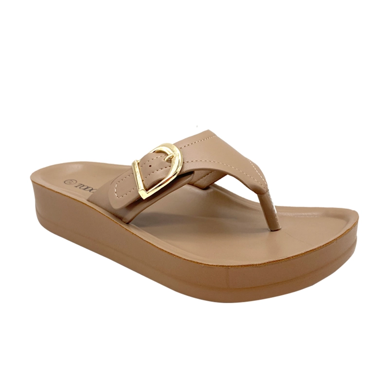 SANDALIA BEIGE ZB057 - 2