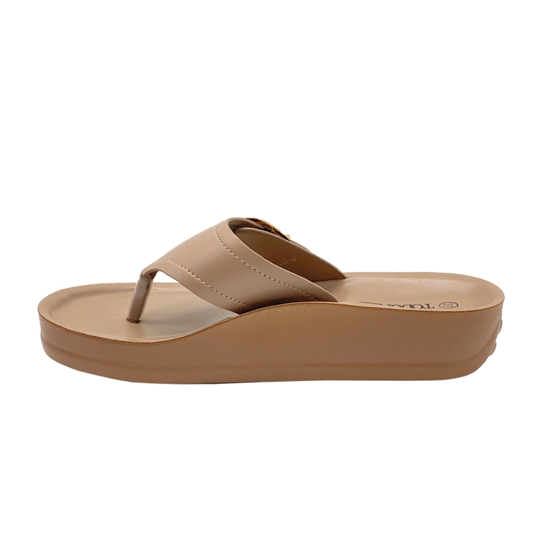 SANDALIA BEIGE ZB057 - 4