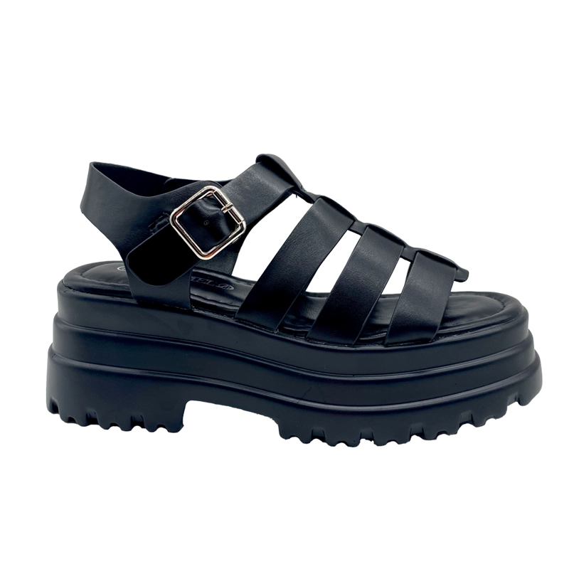 SANDALIA NEGRO ZB068 - 1
