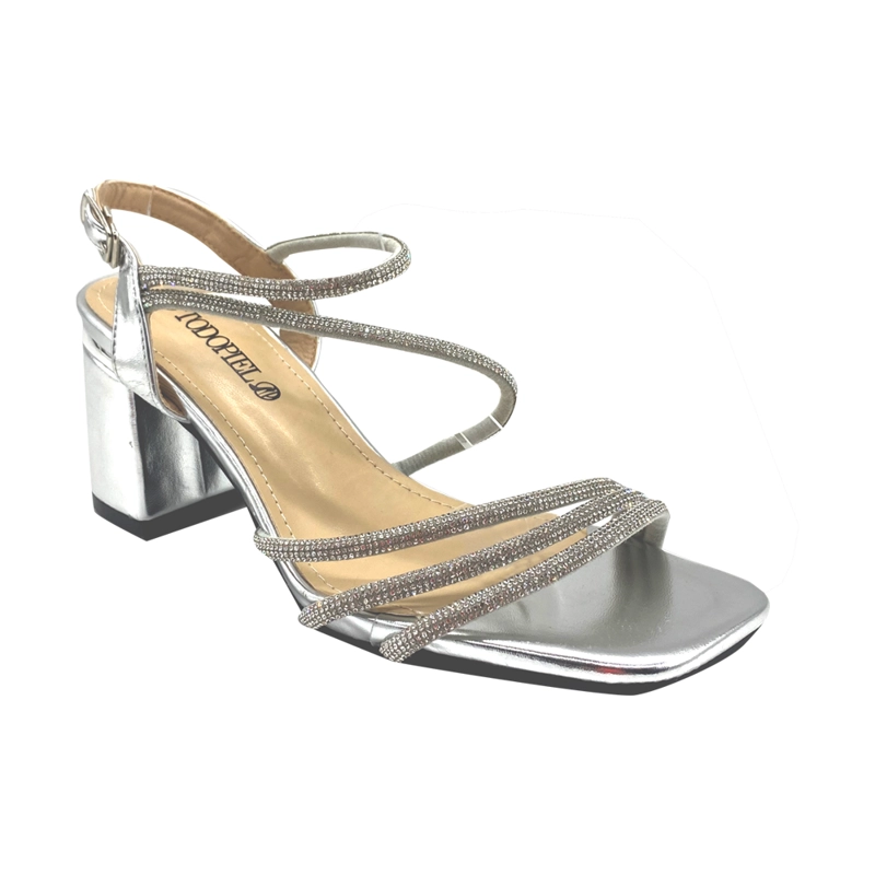 SANDALIA PLATA ZB055 - 2