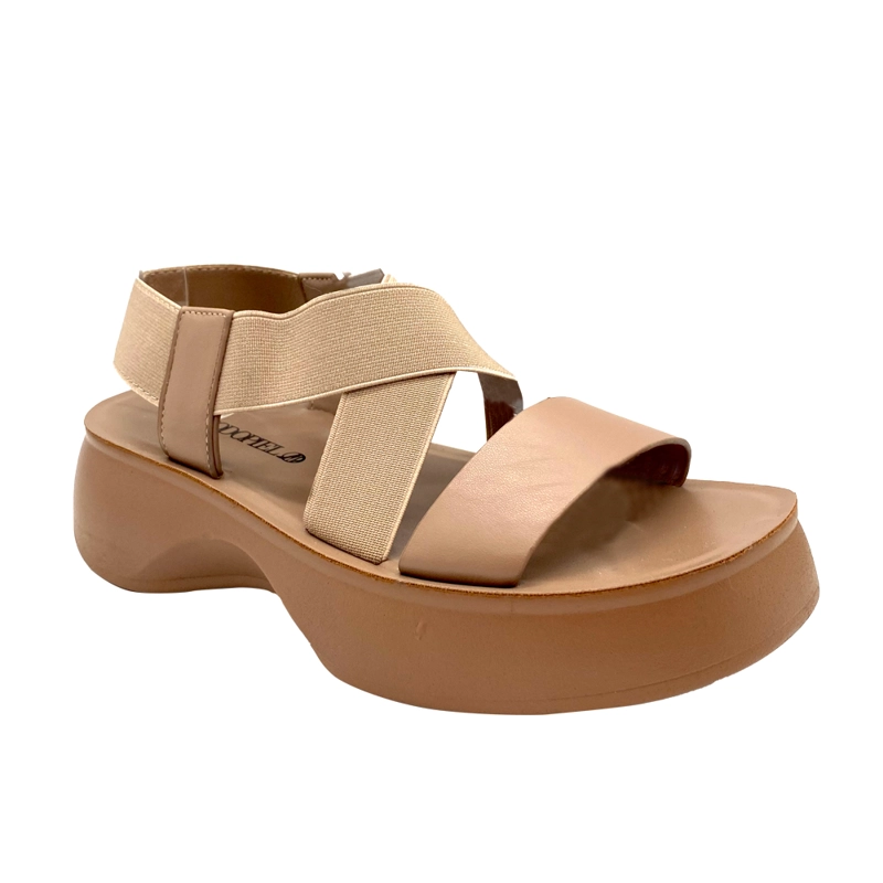 SANDALIA BEIGE ZB056 - 2
