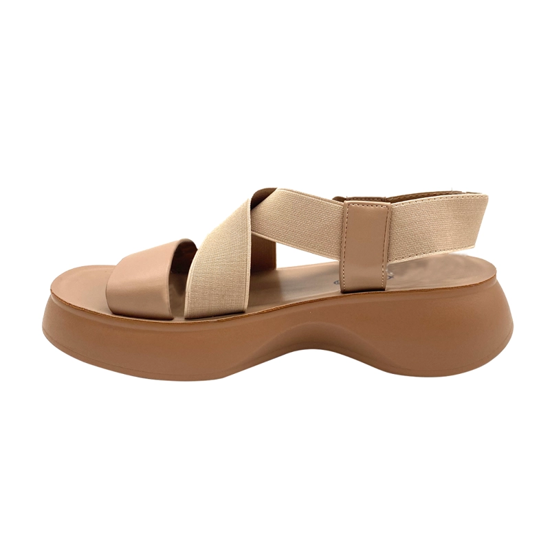 SANDALIA BEIGE ZB056 - 4