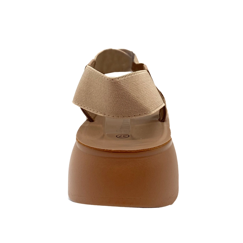 SANDALIA BEIGE ZB056 - 5