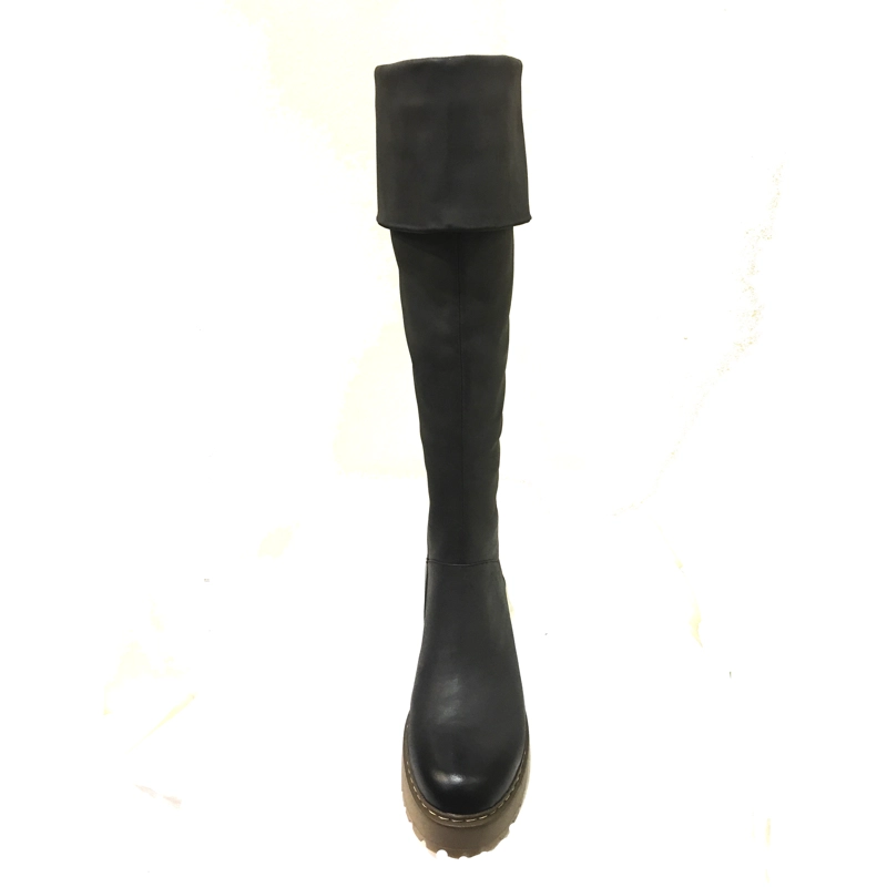 BOTA CUERO NEGRO ZAQ44 - 2