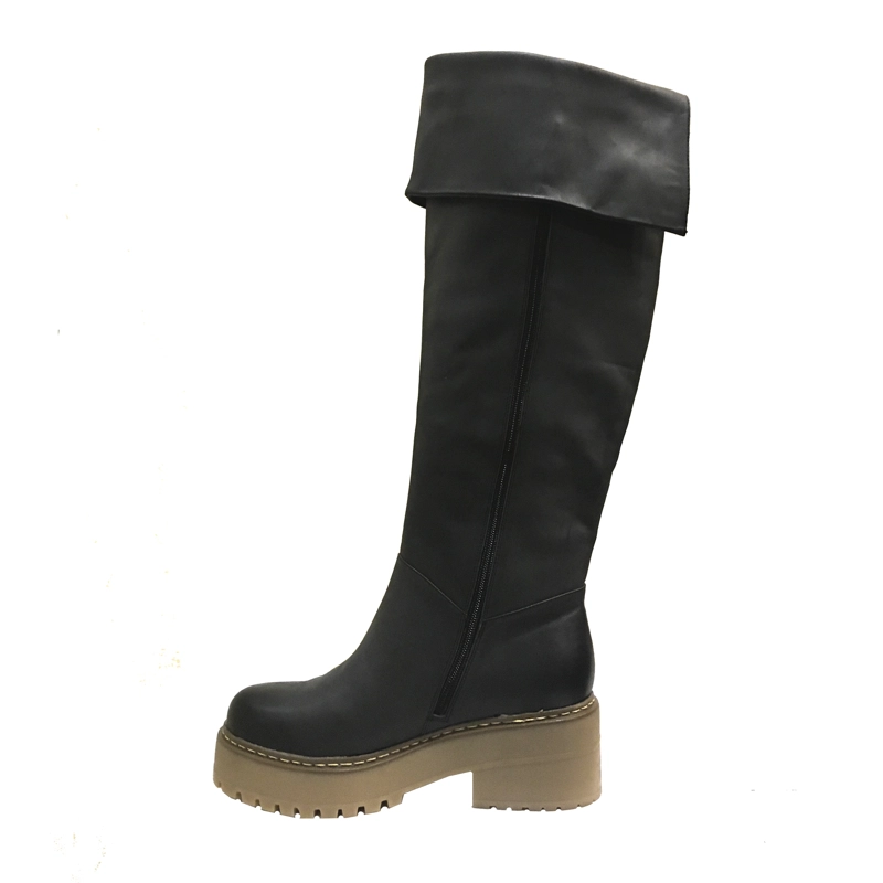 BOTA CUERO NEGRO ZAQ44 - 3
