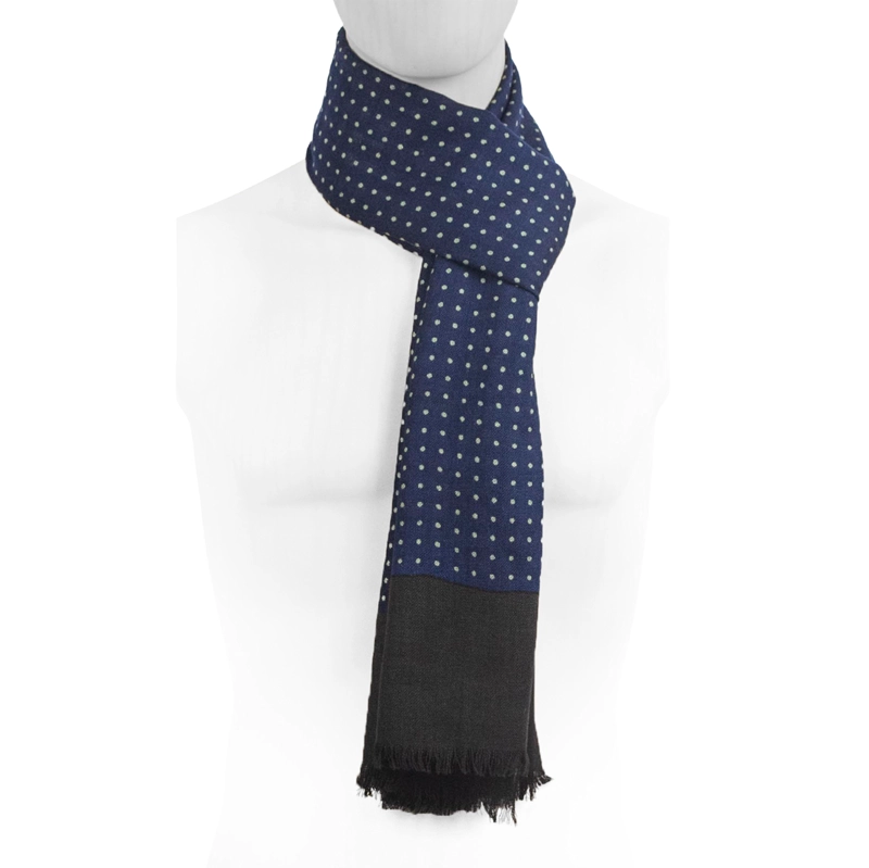 BUFANDA GINO RODINIS AZUL 2065 - 1