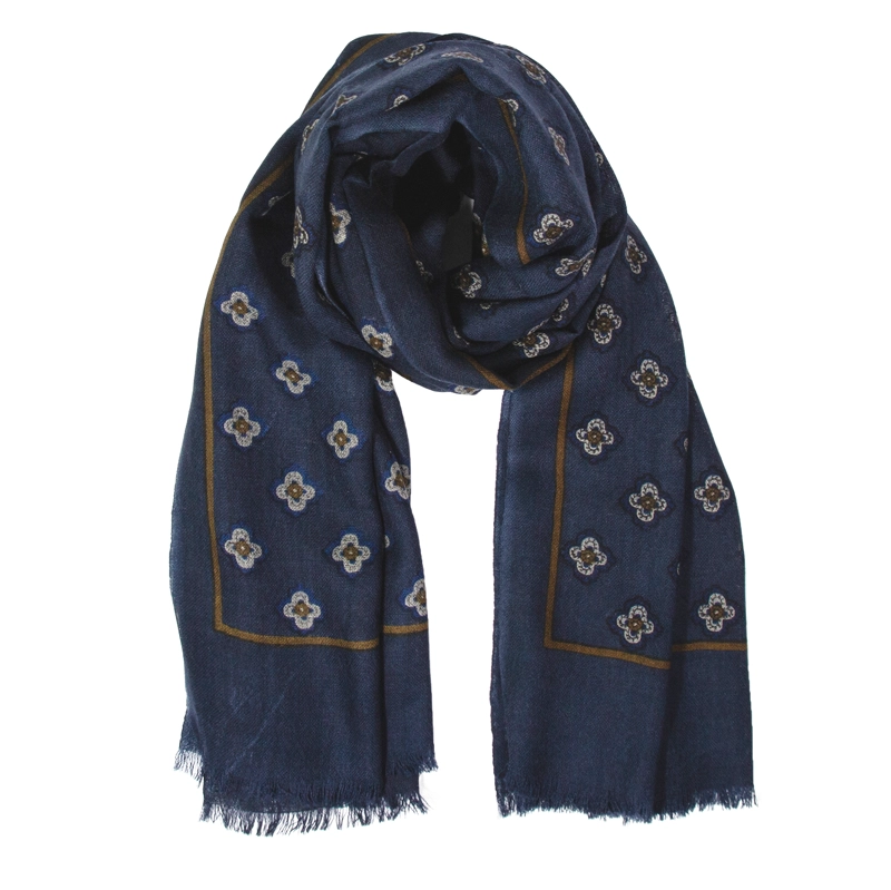 BUFANDA GINO RODINIS AZUL 2070 - 2