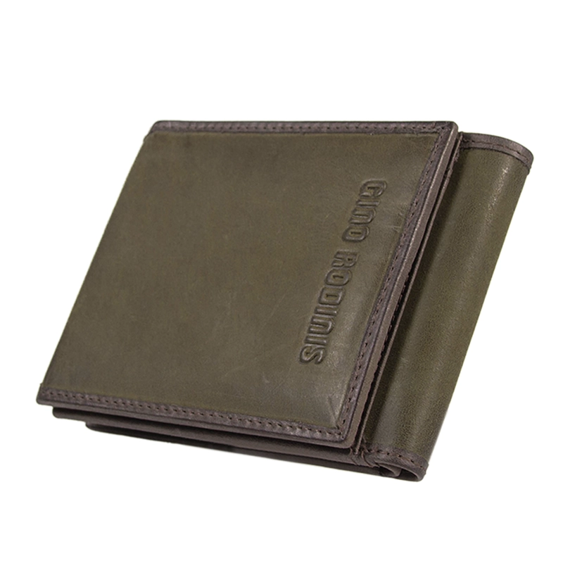 Billetera Massimo 812 Verde Olivo Gino Rodinis - 7
