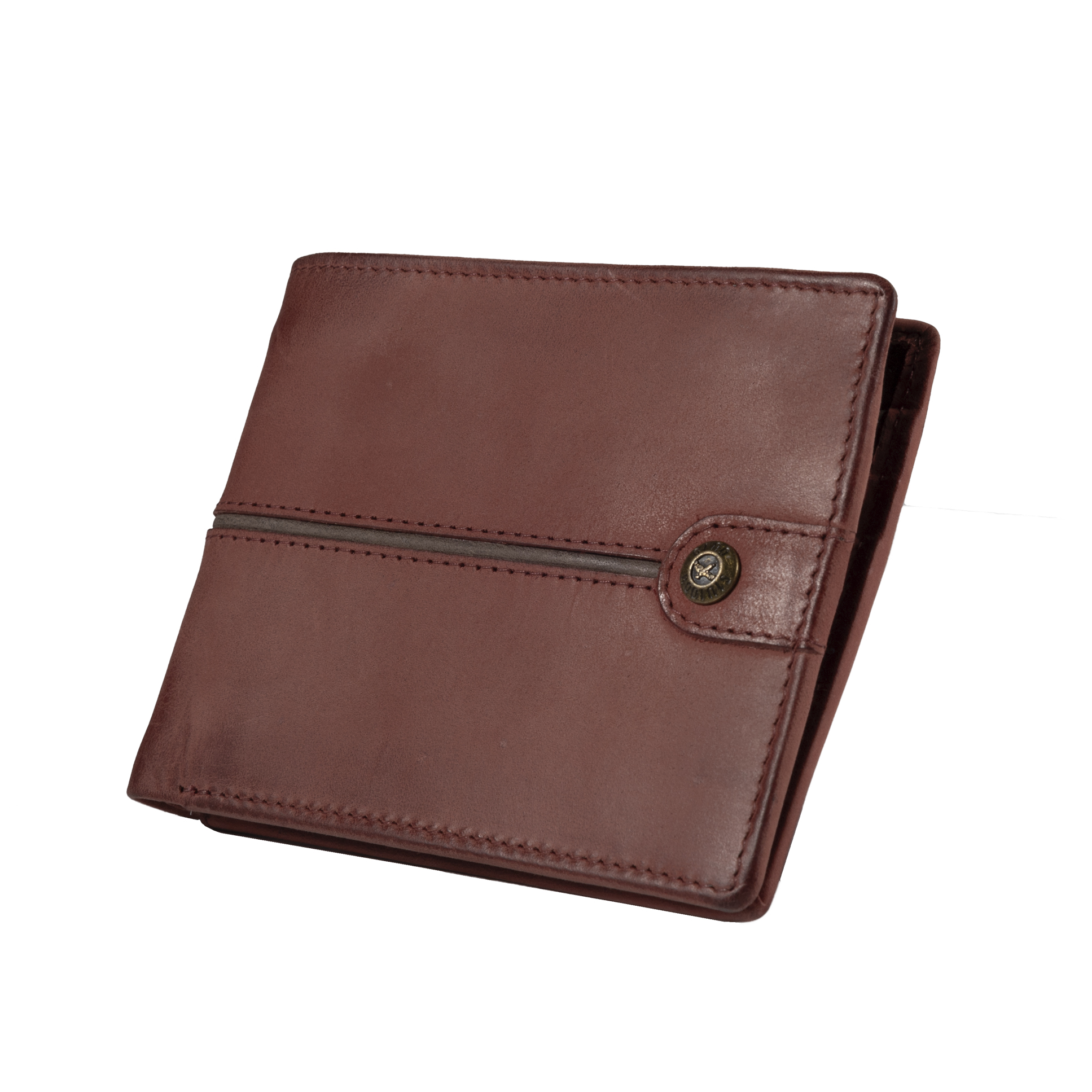 Billetera Texas 161 Rojo/Marrón Gino Rodinis - 5
