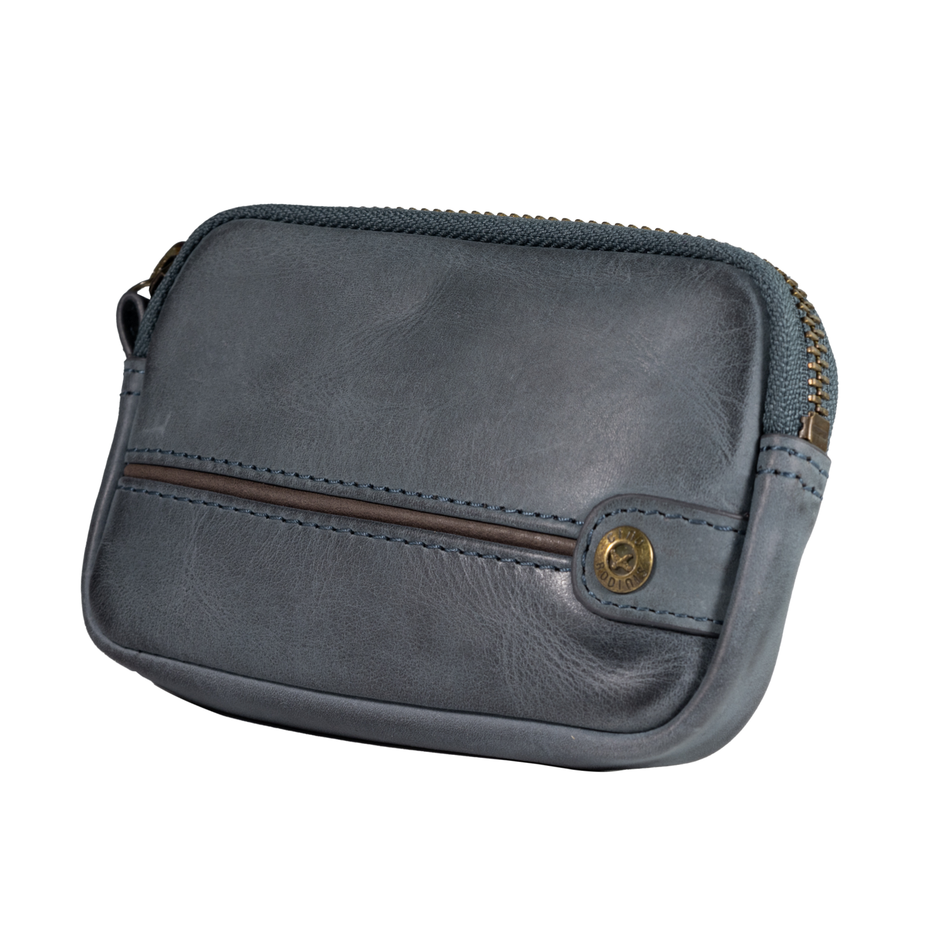 Monedero Texas 1.162 Azul Oscuro/Marrón Gino Rodinis - 1