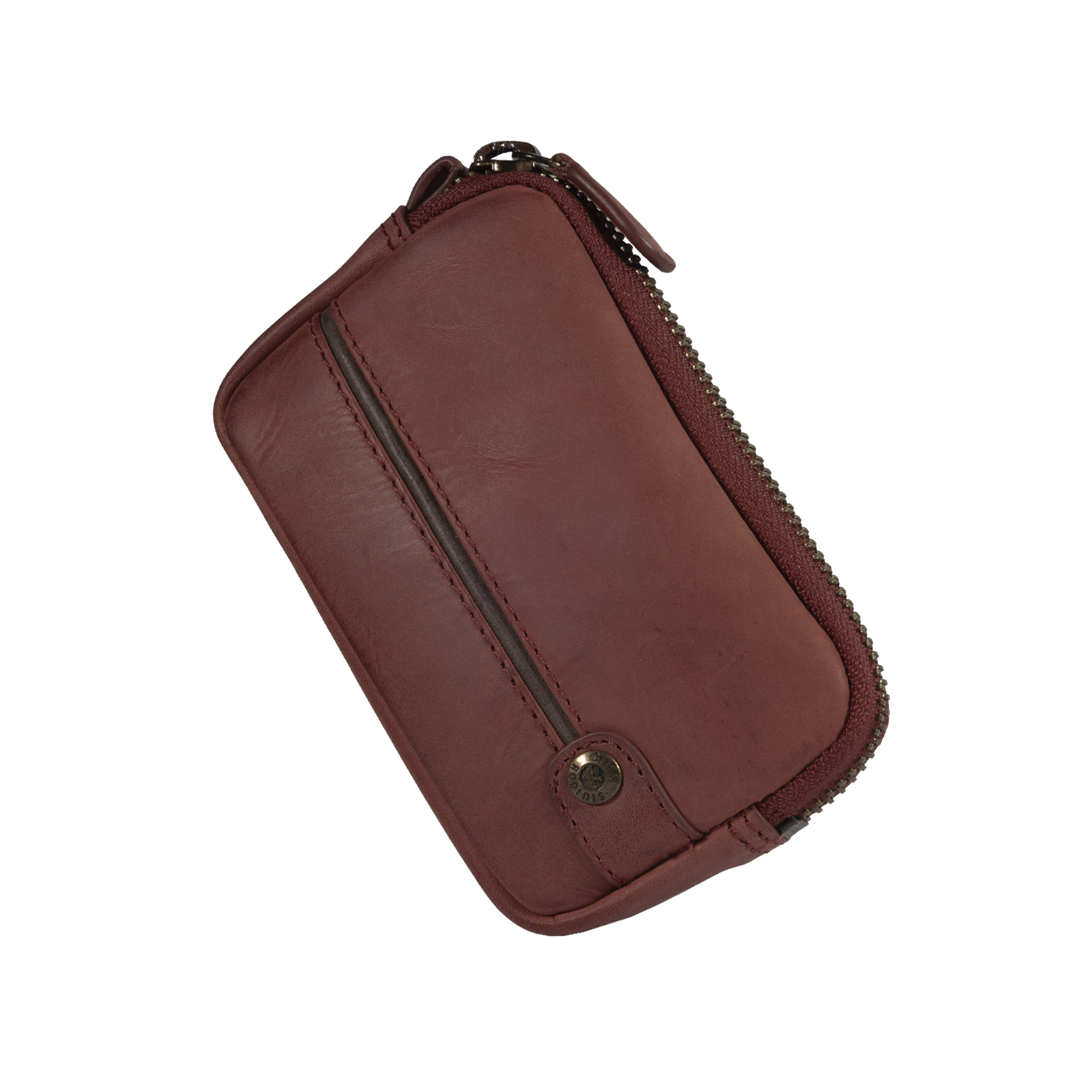 Monedero Texas 1.162 Rojo/Marrón Gino Rodinis - 5