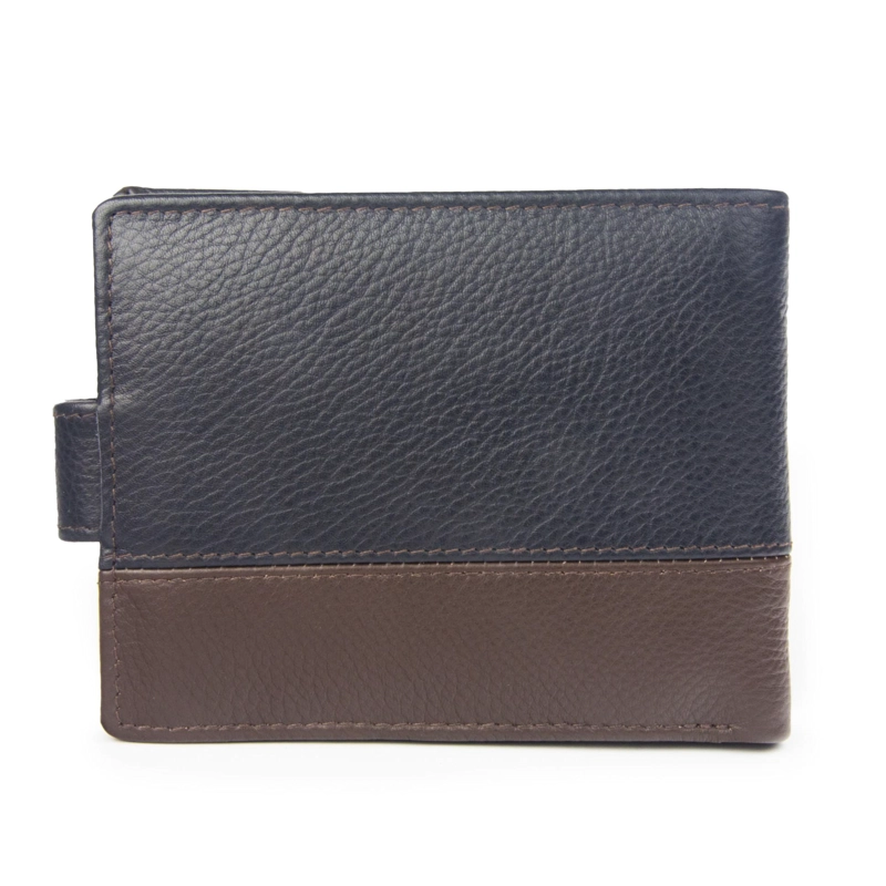 BILLETERA DE HOMBRE CAPRI 985 AZUL/MARRON  GINO RODINIS - 3