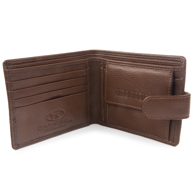 BILLETERA DE HOMBRE CAPRI 985 CAFE   GINO RODINIS - 2