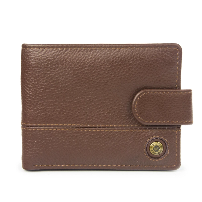 BILLETERA DE HOMBRE CAPRI 986 CAFE   GINO RODINIS - 1