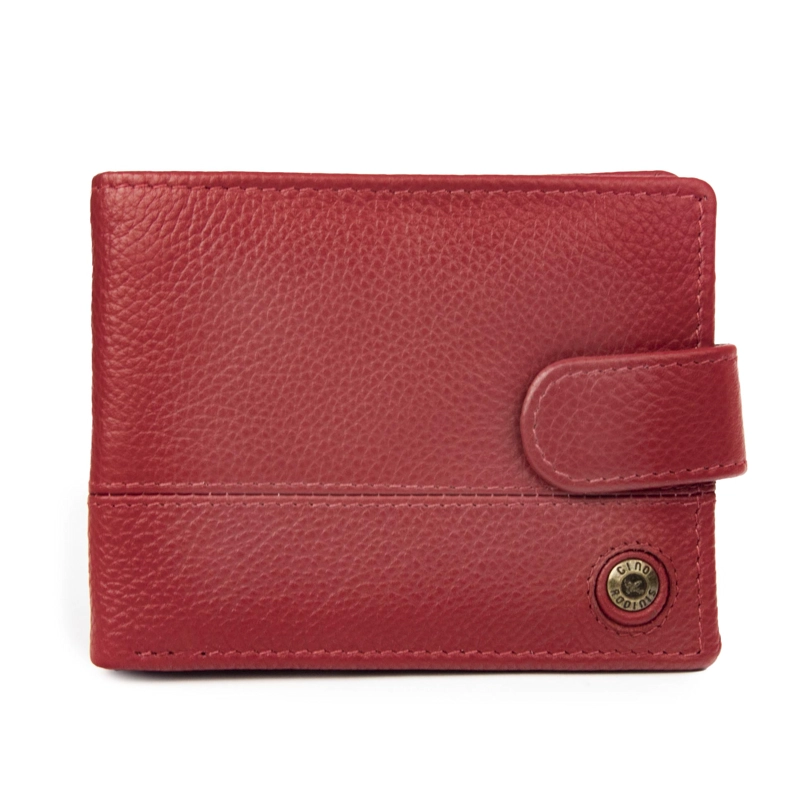 BILLETERA DE HOMBRE CAPRI 987 ROJO  GINO RODINIS - 1