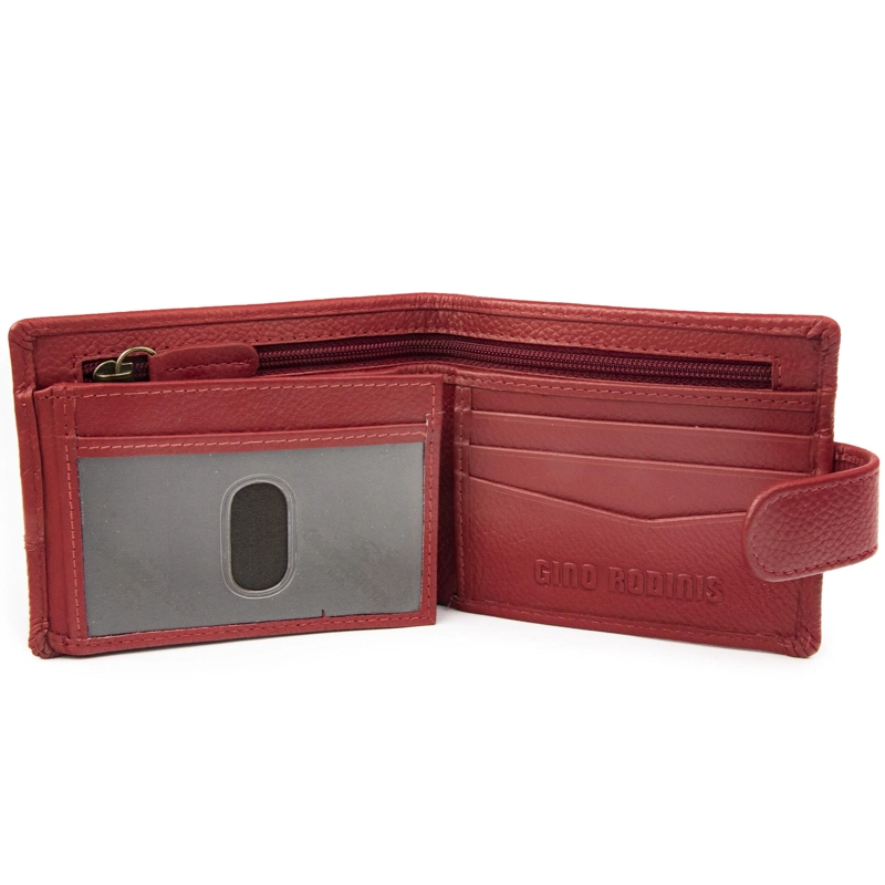 BILLETERA DE HOMBRE CAPRI 987 ROJO  GINO RODINIS - 2