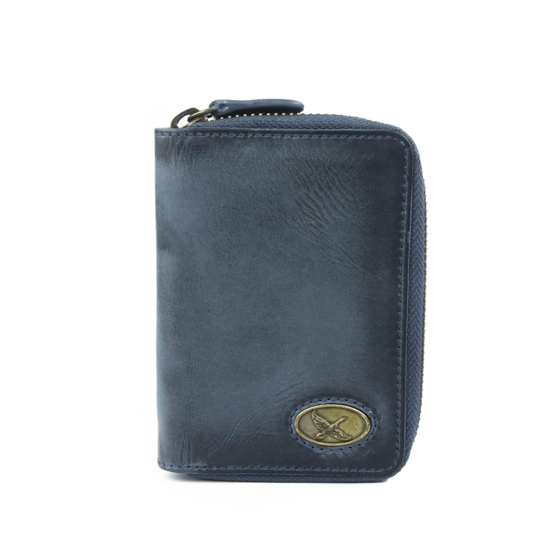BILLETERA DE HOMBRE FARM 972 AZUL GINO RODINIS - 1