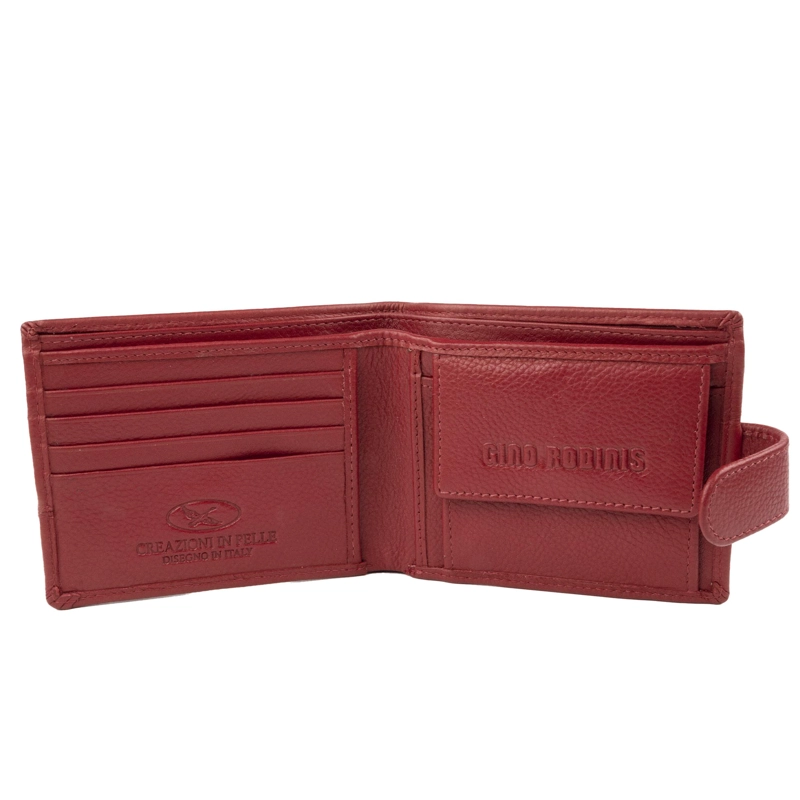 BILLETERA DE HOMBRE CAPRI 985 ROJA GINO RODINIS - 2
