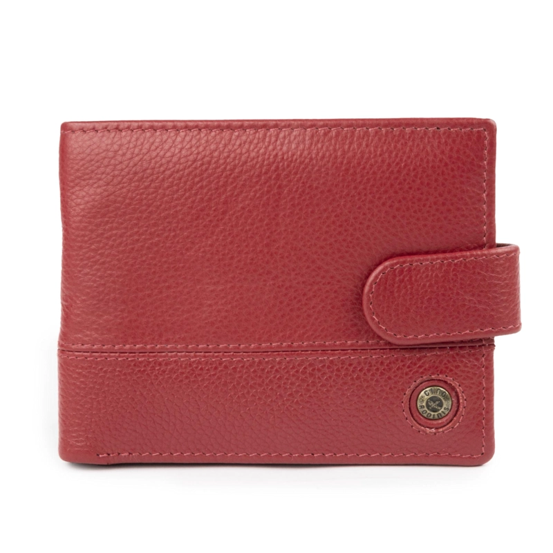BILLETERA DE HOMBRE CAPRI 986 ROJA GINO RODINIS - 1