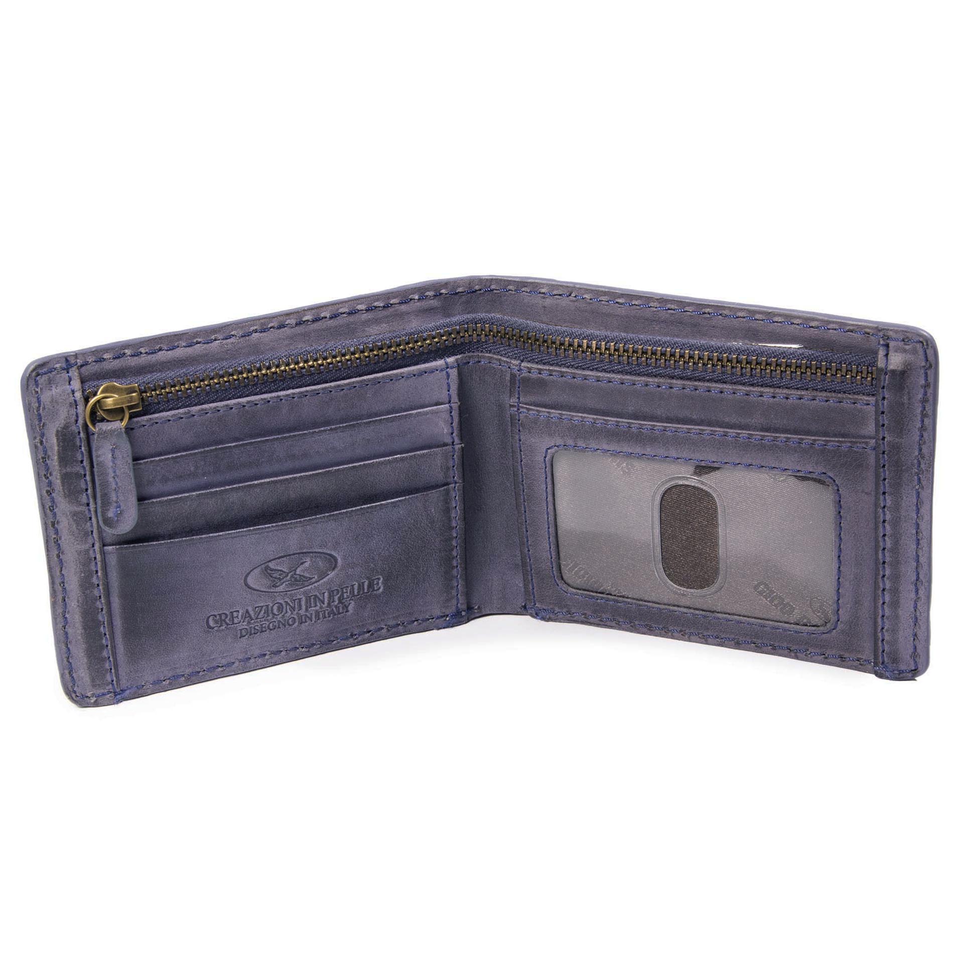 Billetera Coco 990-1 Frida Kahlo / Azul - 2