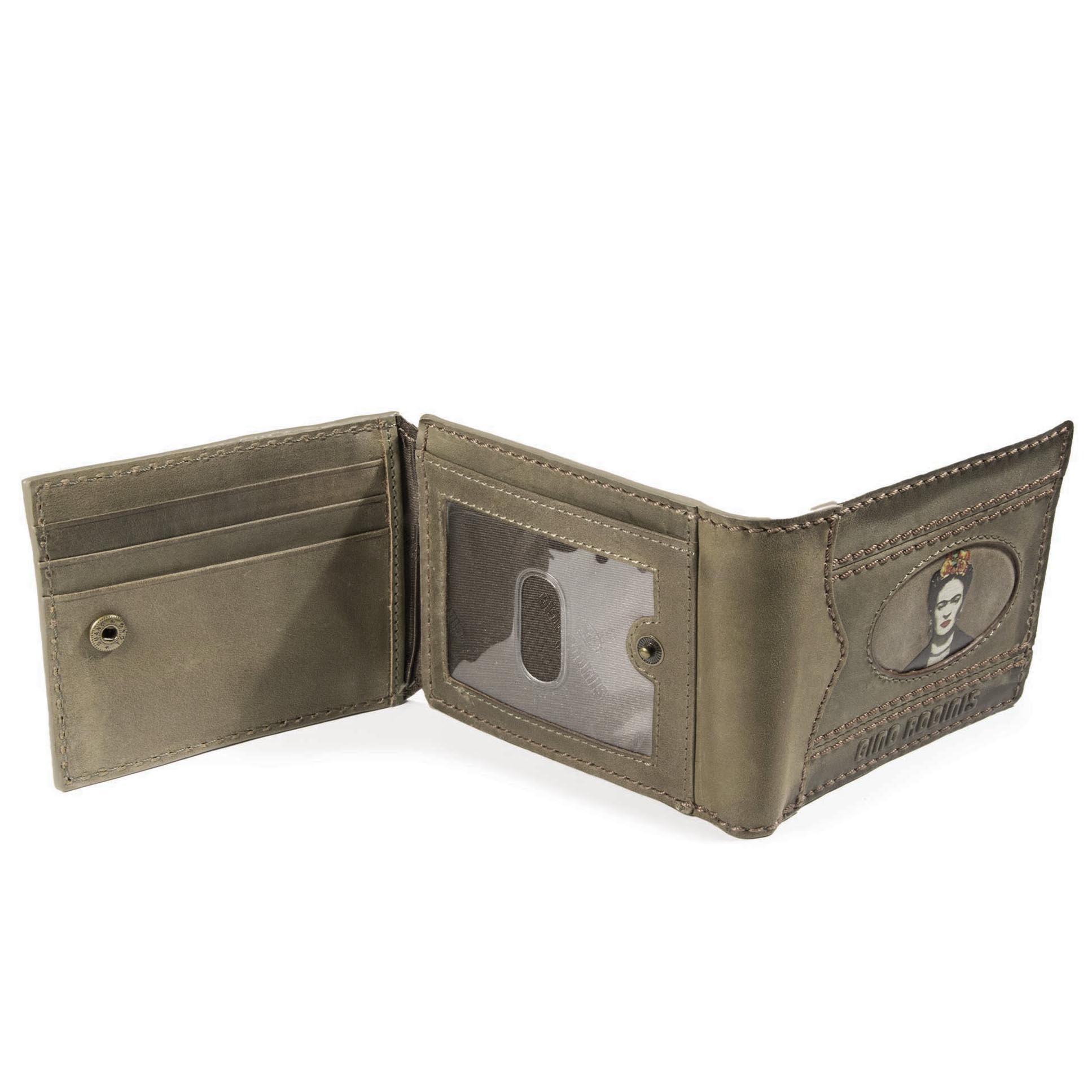 Billetera Coco 991-1 Frida Kahlo / Verde - 3