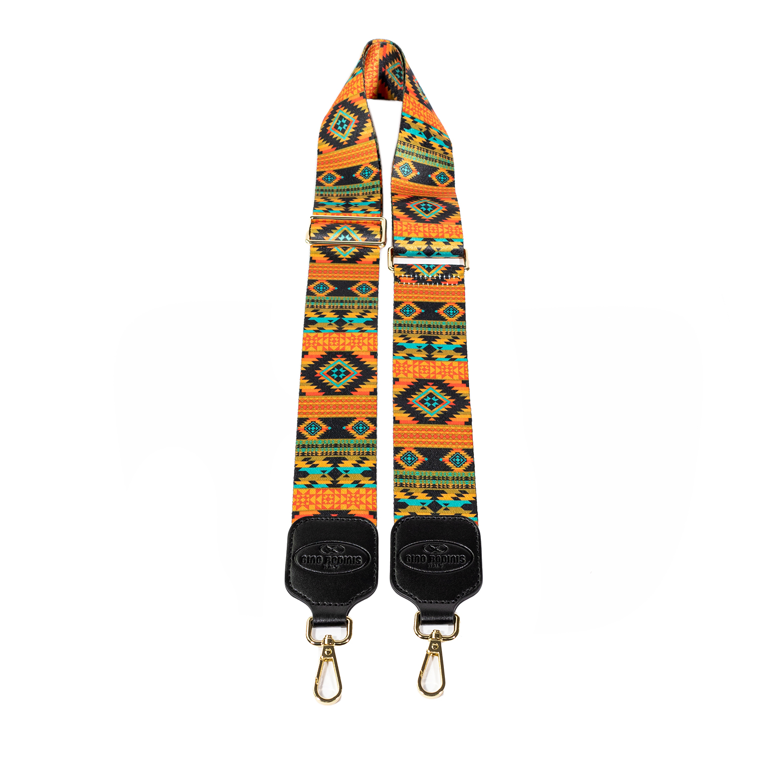 STRAP GINO RODINIS ETNICO MULTICOLOR AMBAS CARAS 2184 MICROFIBRA POLIÉSTER - 1