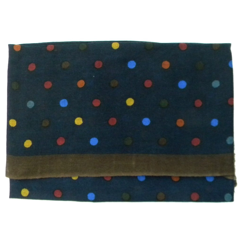 BUFANDA GINO RODINIS AZUL MARINO 2074 MULTICOLOR - 3