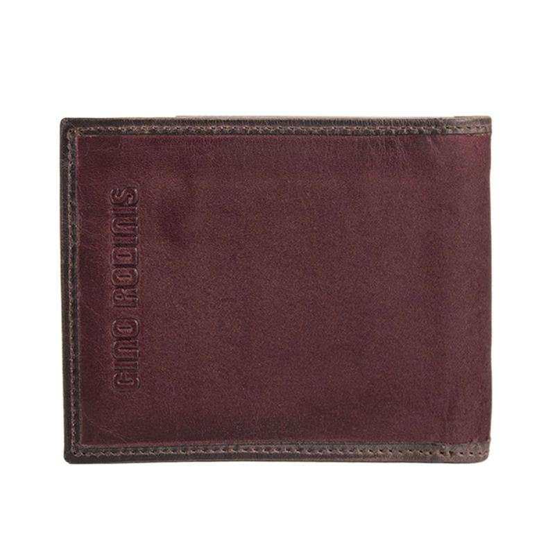 BILLETERA HOMBRE MASSIMO 813 ROJA GINO RODINIS - 5