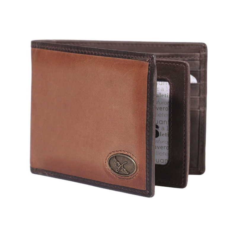 BILLETERA HOMBRE MASSIMO 816 CAMEL GINO RODINIS - 2