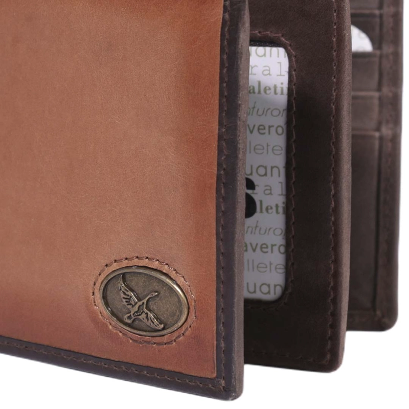 BILLETERA HOMBRE MASSIMO 816 CAMEL GINO RODINIS - 6
