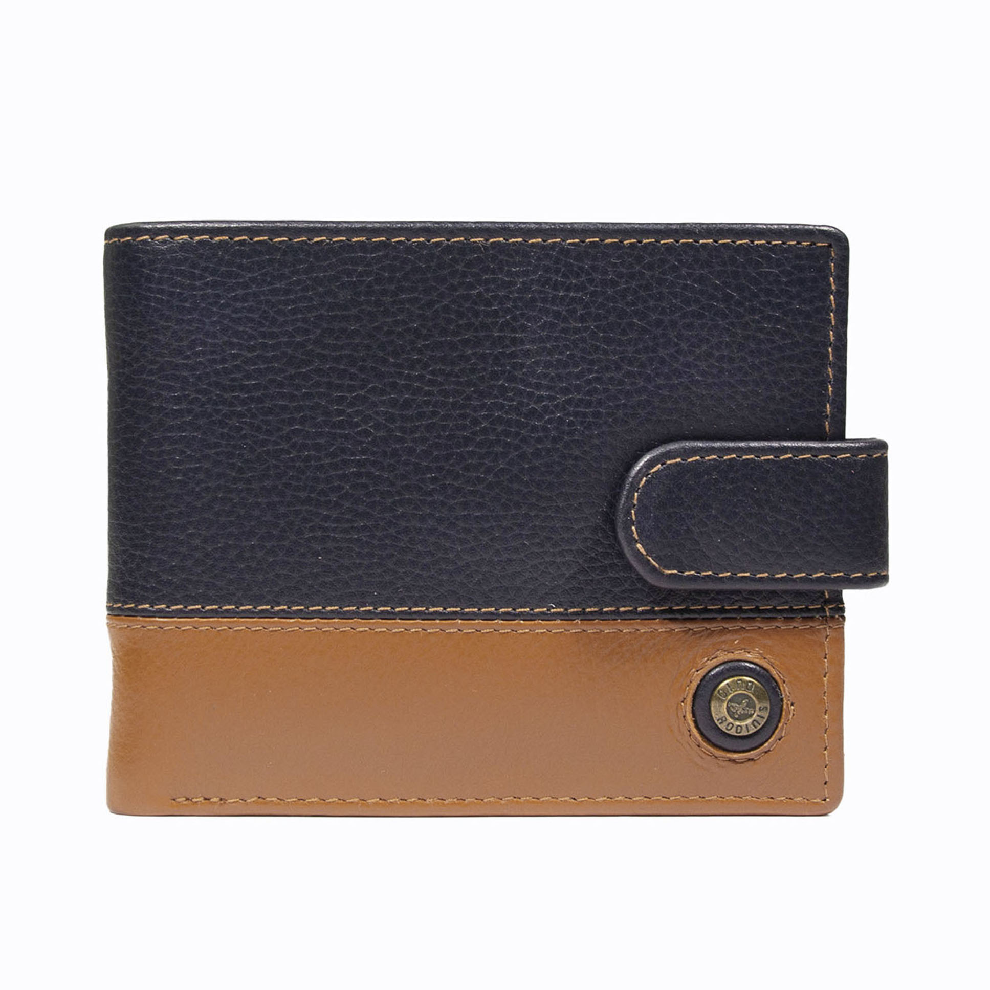 BILLETERA HOMBRE CAPRI 985 AZUL/NARANJO GINO RODINIS - 1