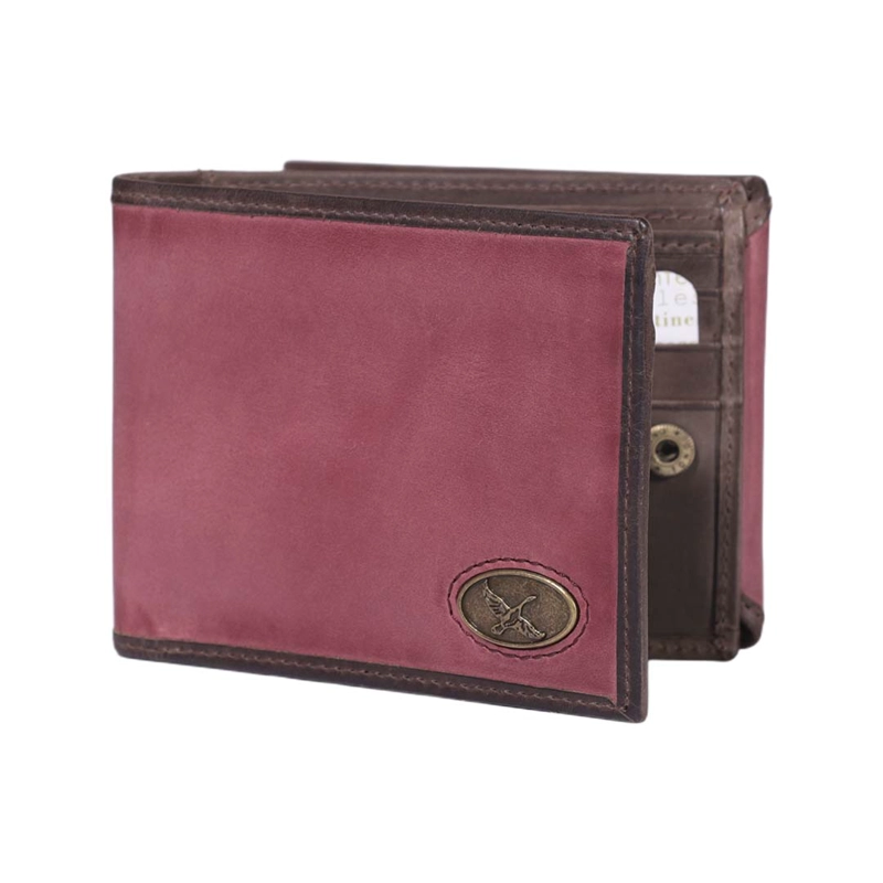 BILLETERA HOMBRE MASSIMO 812 ROJA GINO RODINIS - 2
