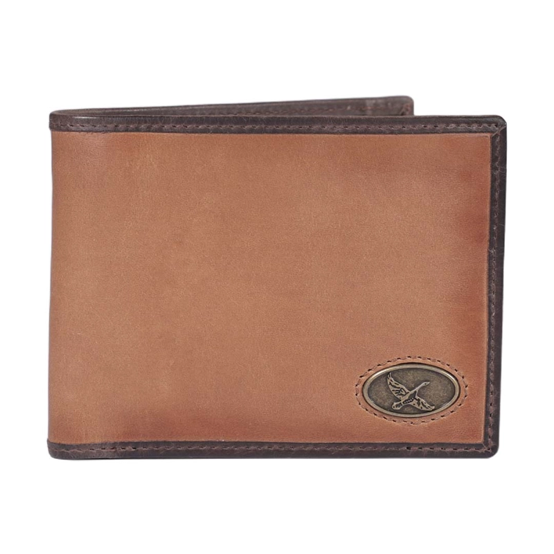 BILLETERA HOMBRE MASSIMO 813 CAMEL GINO RODINIS - 1
