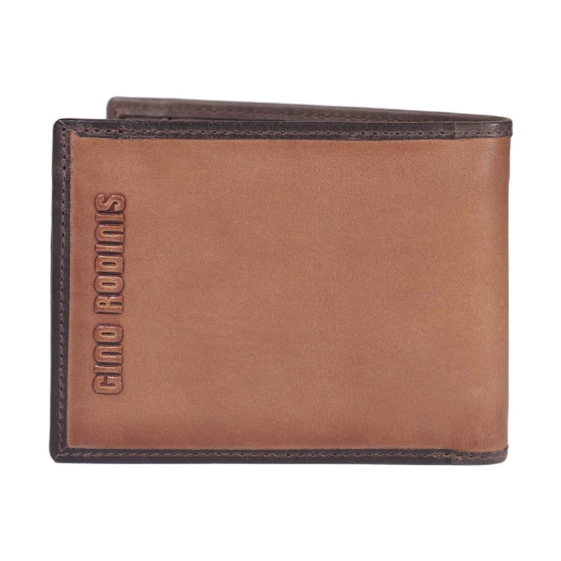 BILLETERA HOMBRE MASSIMO 813 CAMEL GINO RODINIS - 4