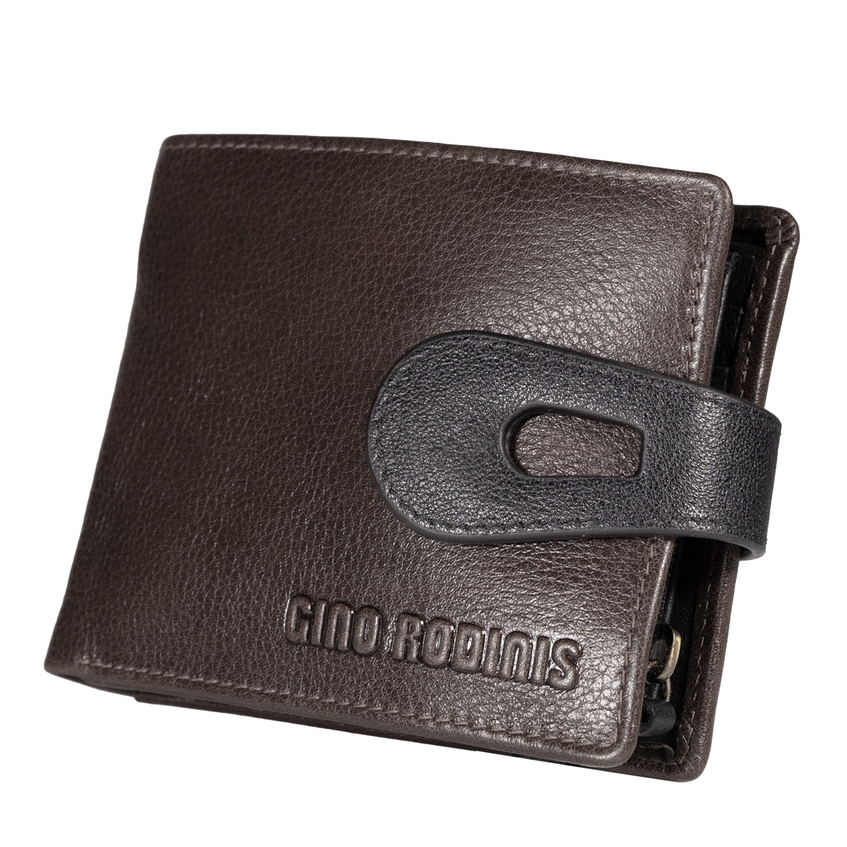 BILLETERA DE CUERO AMALFI 1104CF GINO RODINIS - 5