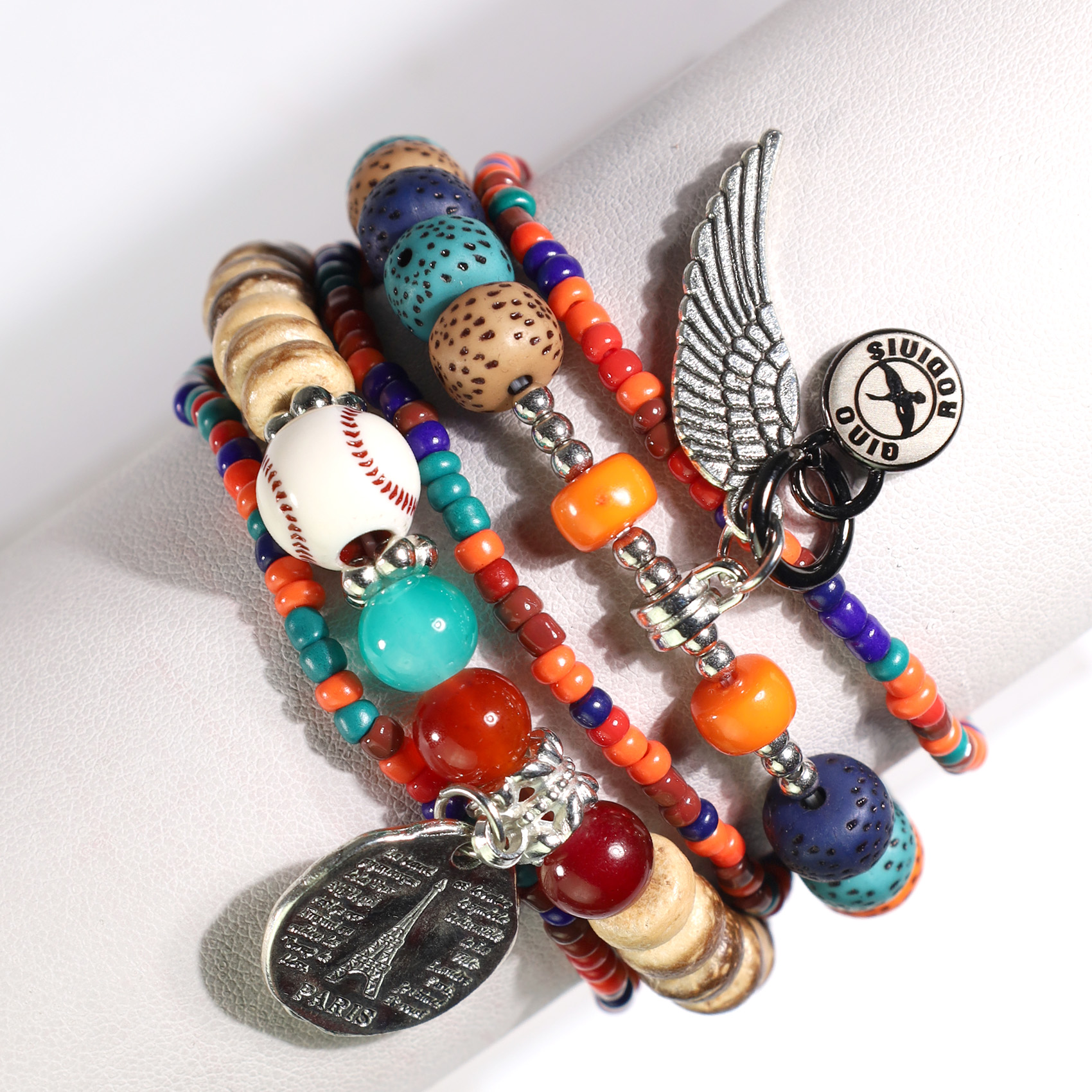 BRAZALETE GINO RODINIS B403 NARANJO - 1