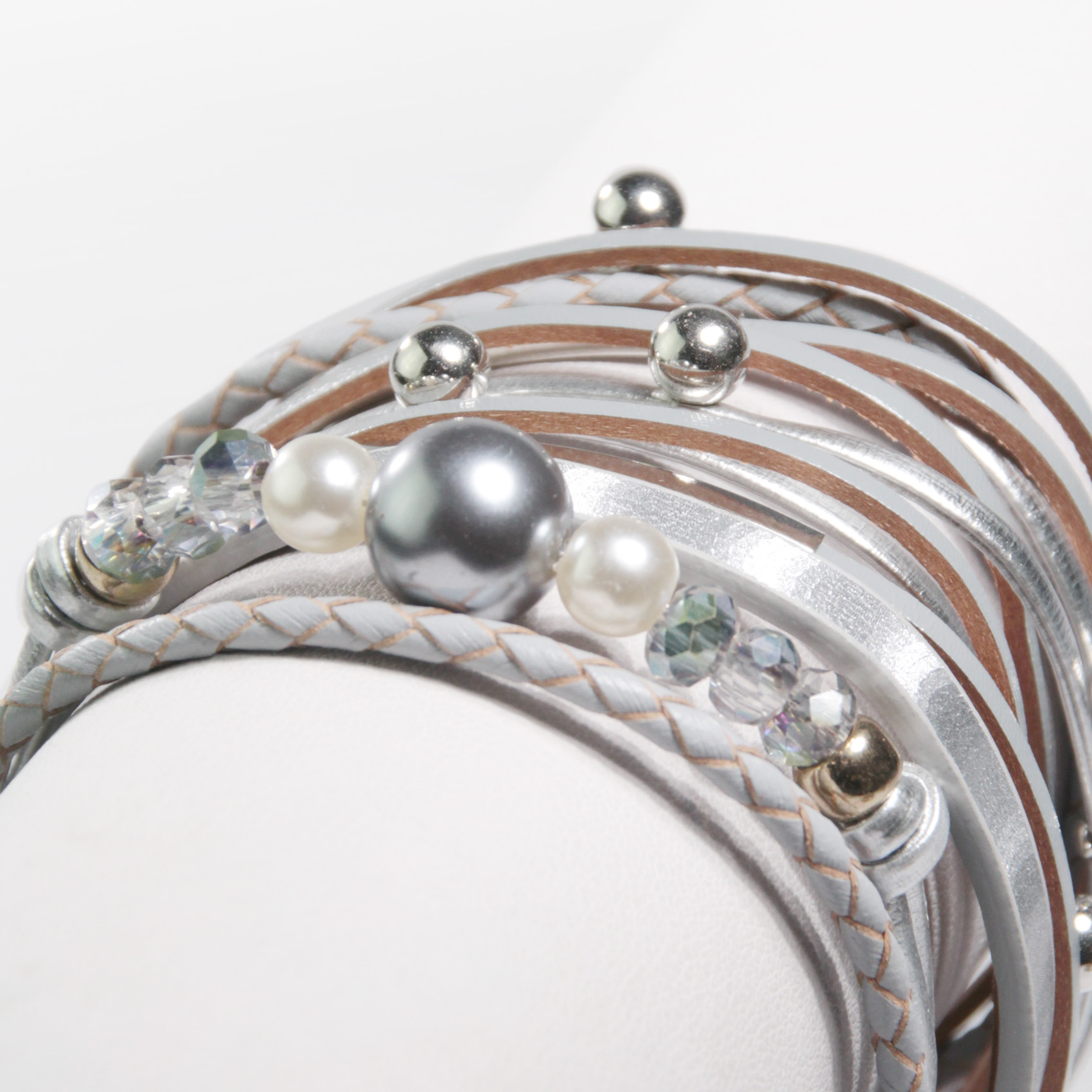 BRAZALETE GINO RODINIS B401 PLATEADO - 3