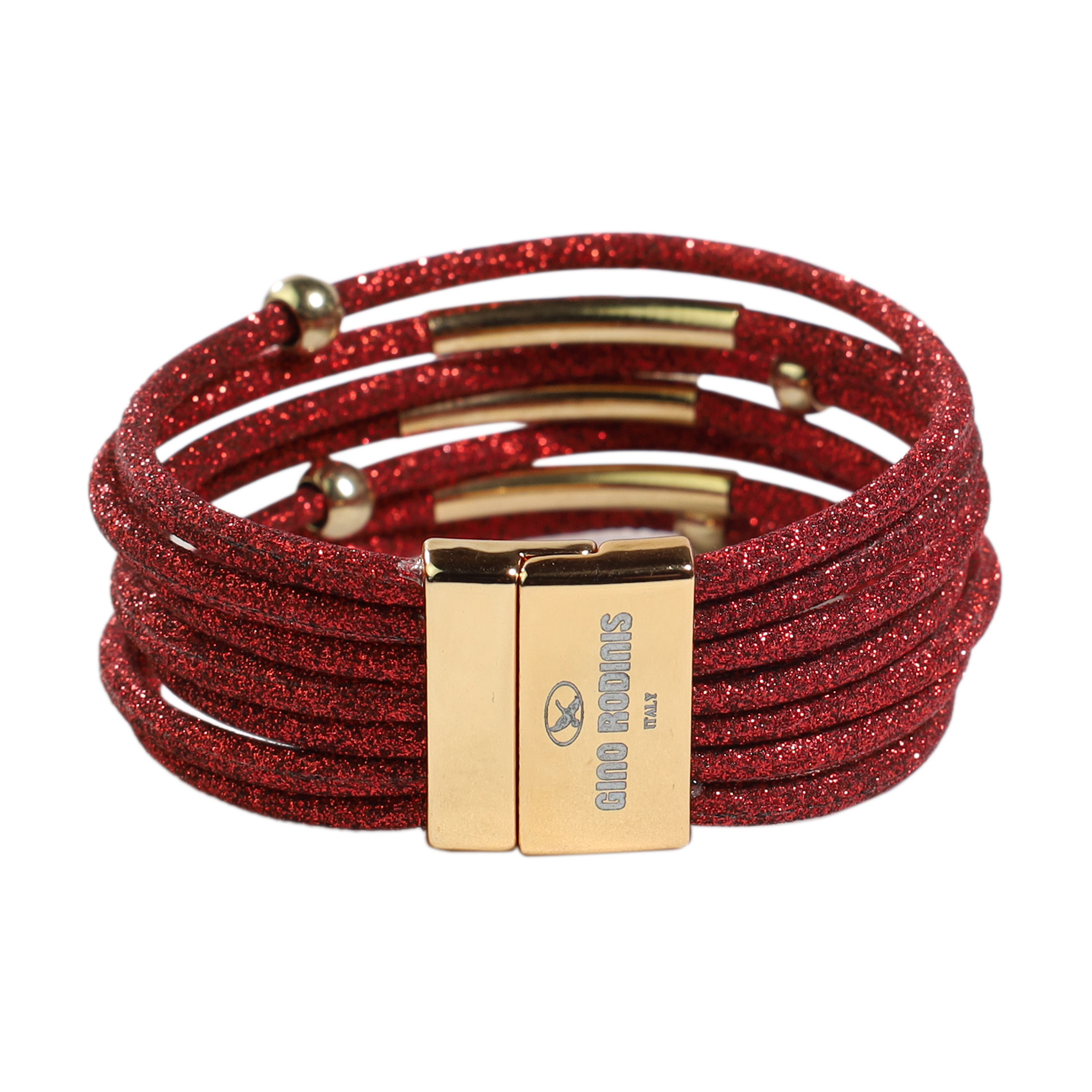 BRAZALETE GINO RODINIS B395 ROJO - 2