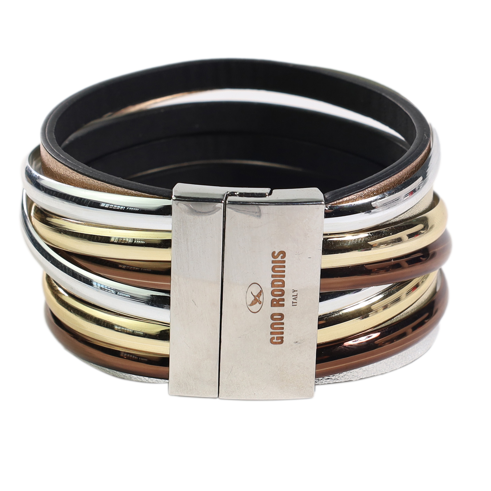 BRAZALETE GINO RODINIS B398 PLATEADO - 2