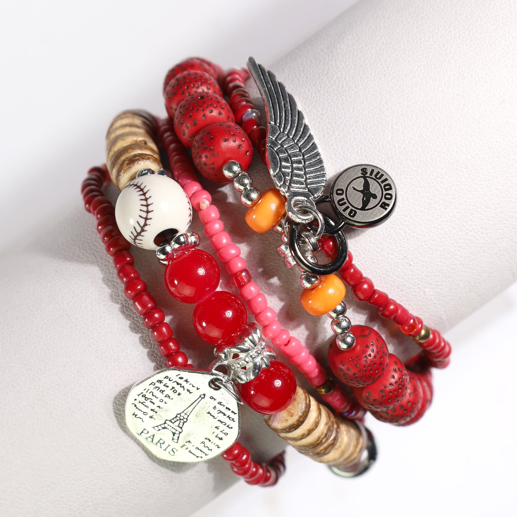 BRAZALETE GINO RODINIS B403 ROJA - 1
