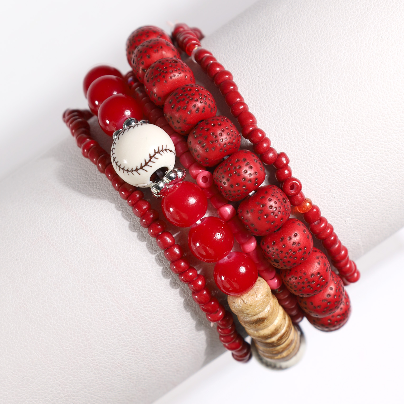 BRAZALETE GINO RODINIS B403 ROJA - 2