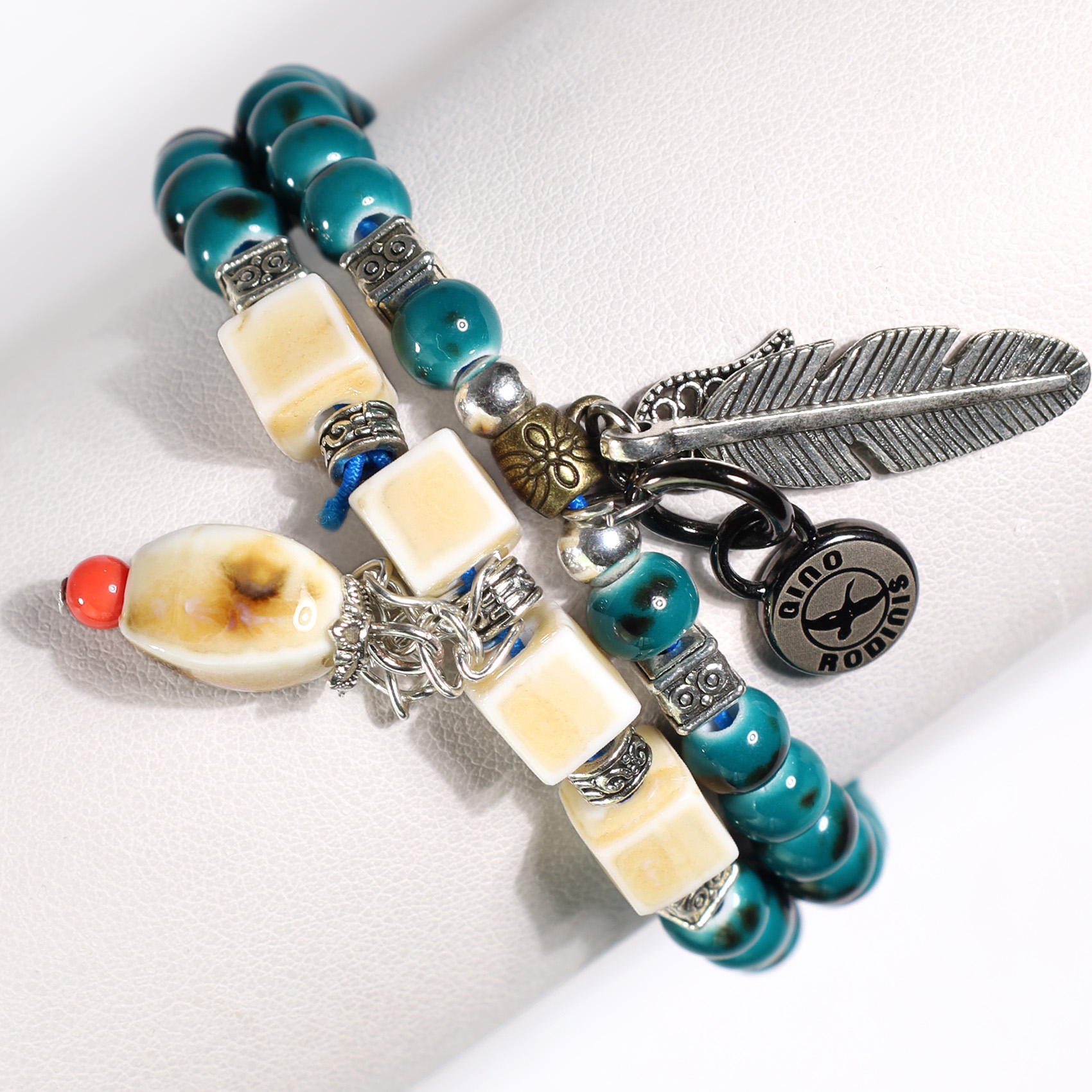 BRAZALETE GINO RODINIS B392 TURQUESA - 1