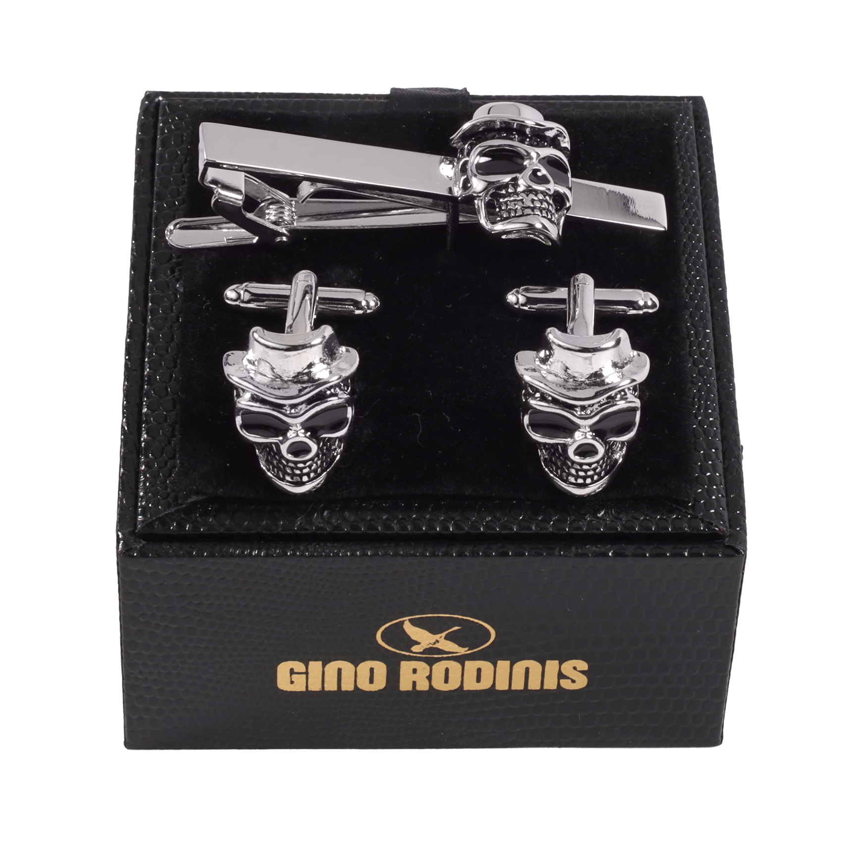 SET PASADOR DE CORBATA Y COLLERA GINO RODINIS PAS019 - 1