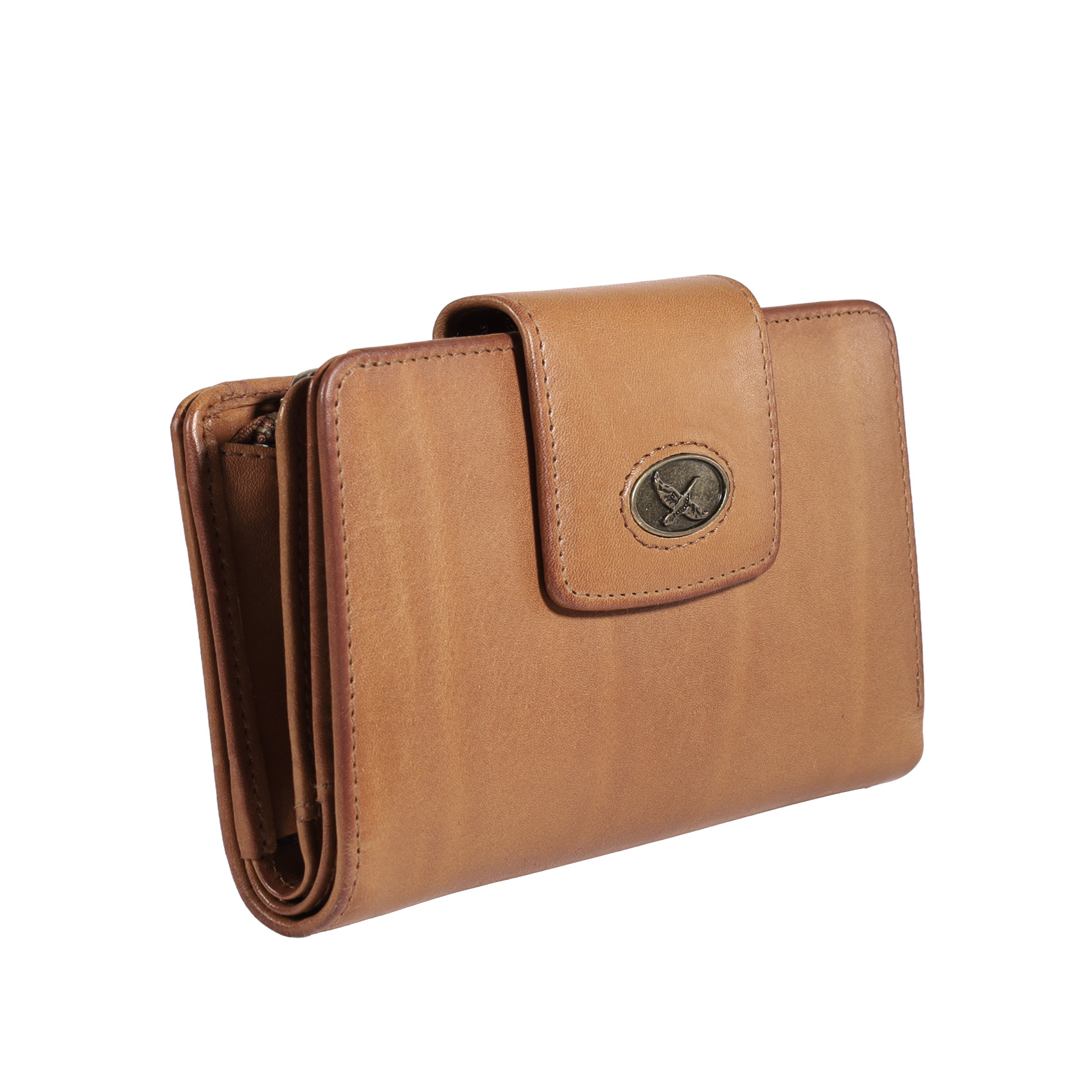 BILLETERA SIENA GINO RODINIS 1151 CAMEL - 2