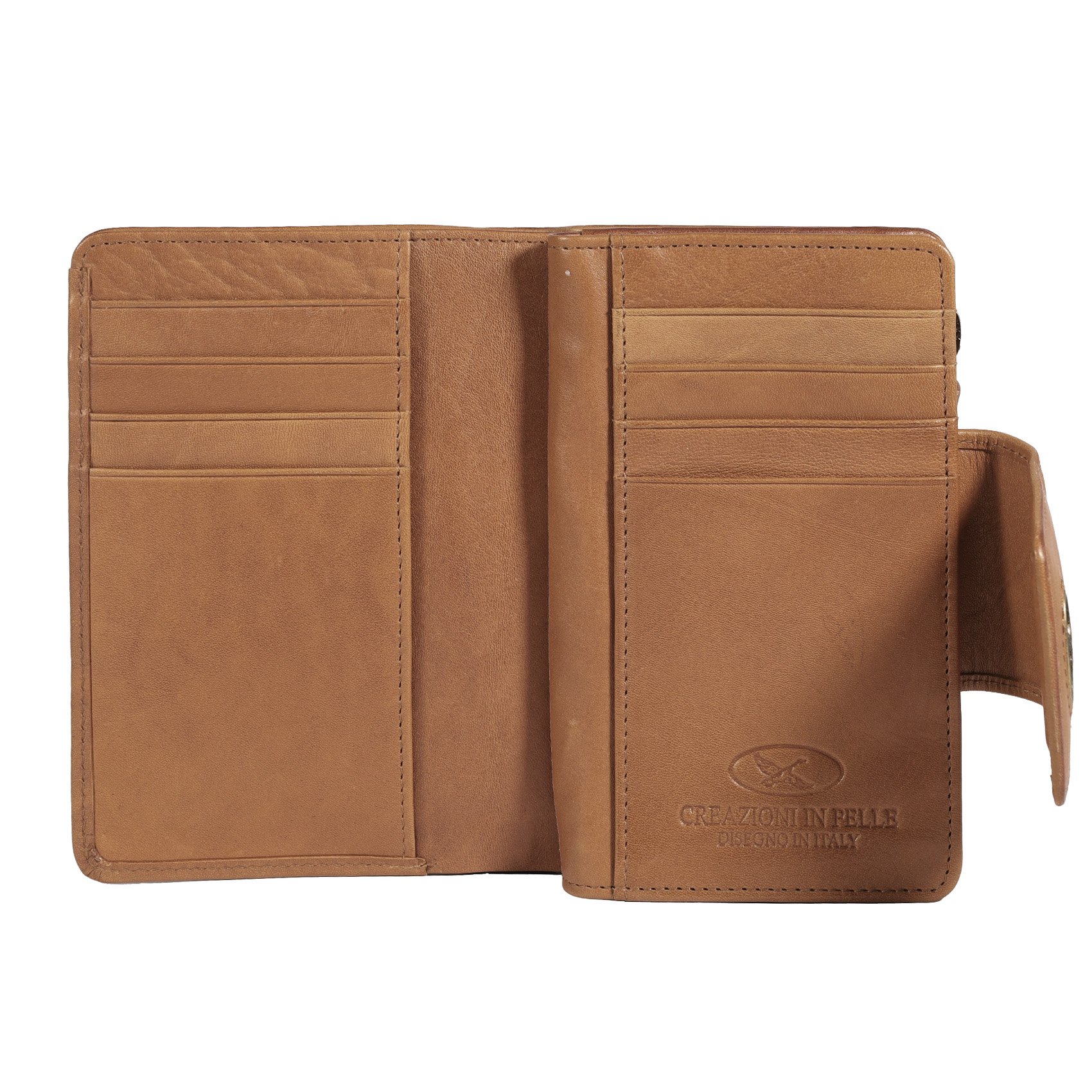 BILLETERA SIENA GINO RODINIS 1151 CAMEL - 3