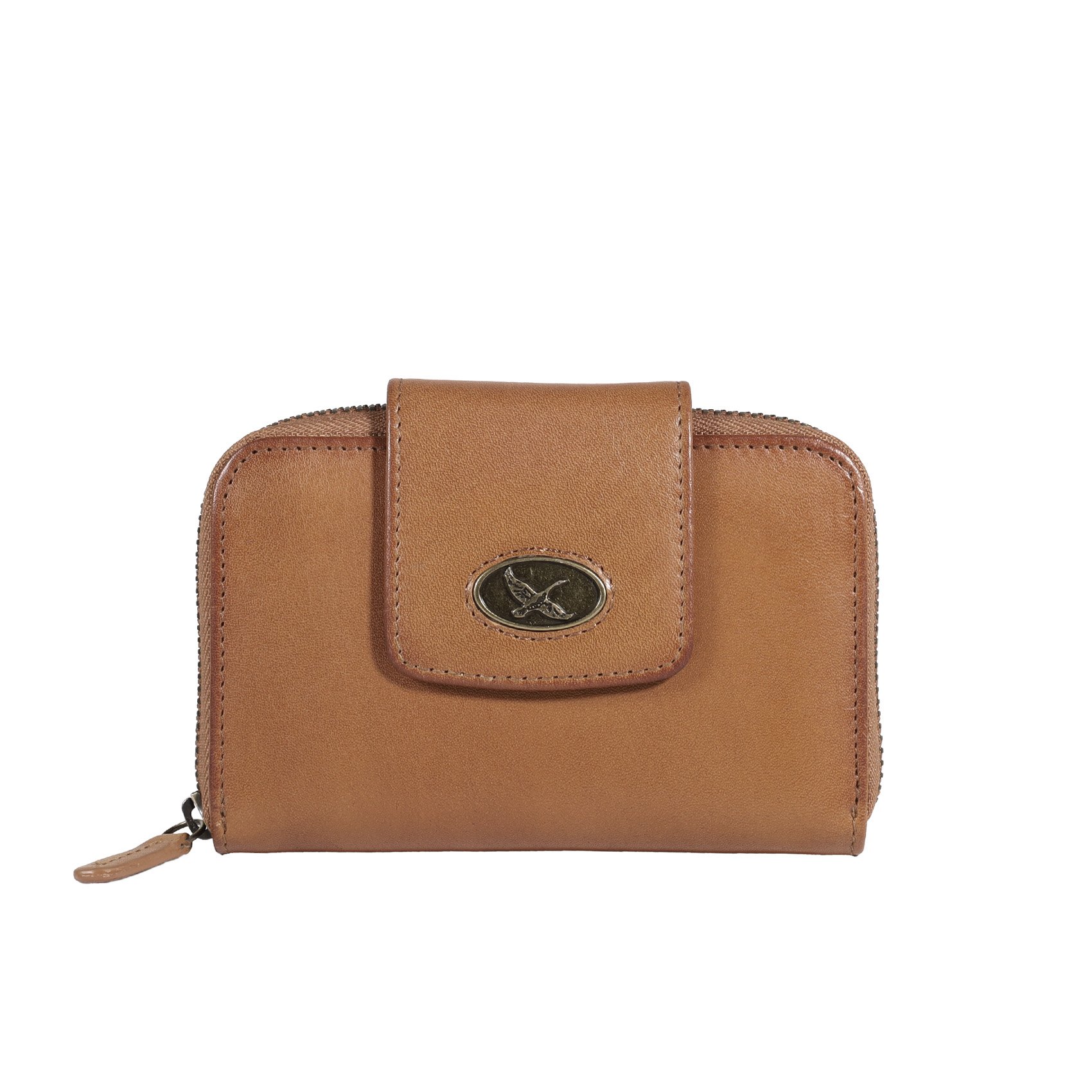 BILLETERA SIENA GINO RODINIS 1152 CAMEL - 1