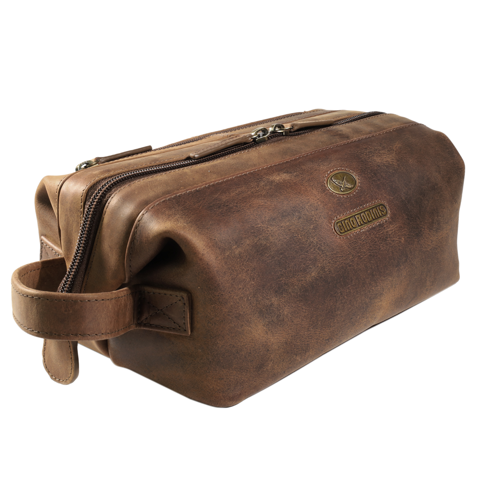 NECESSAIRE GINO RODINIS 2452 CAMEL - 2