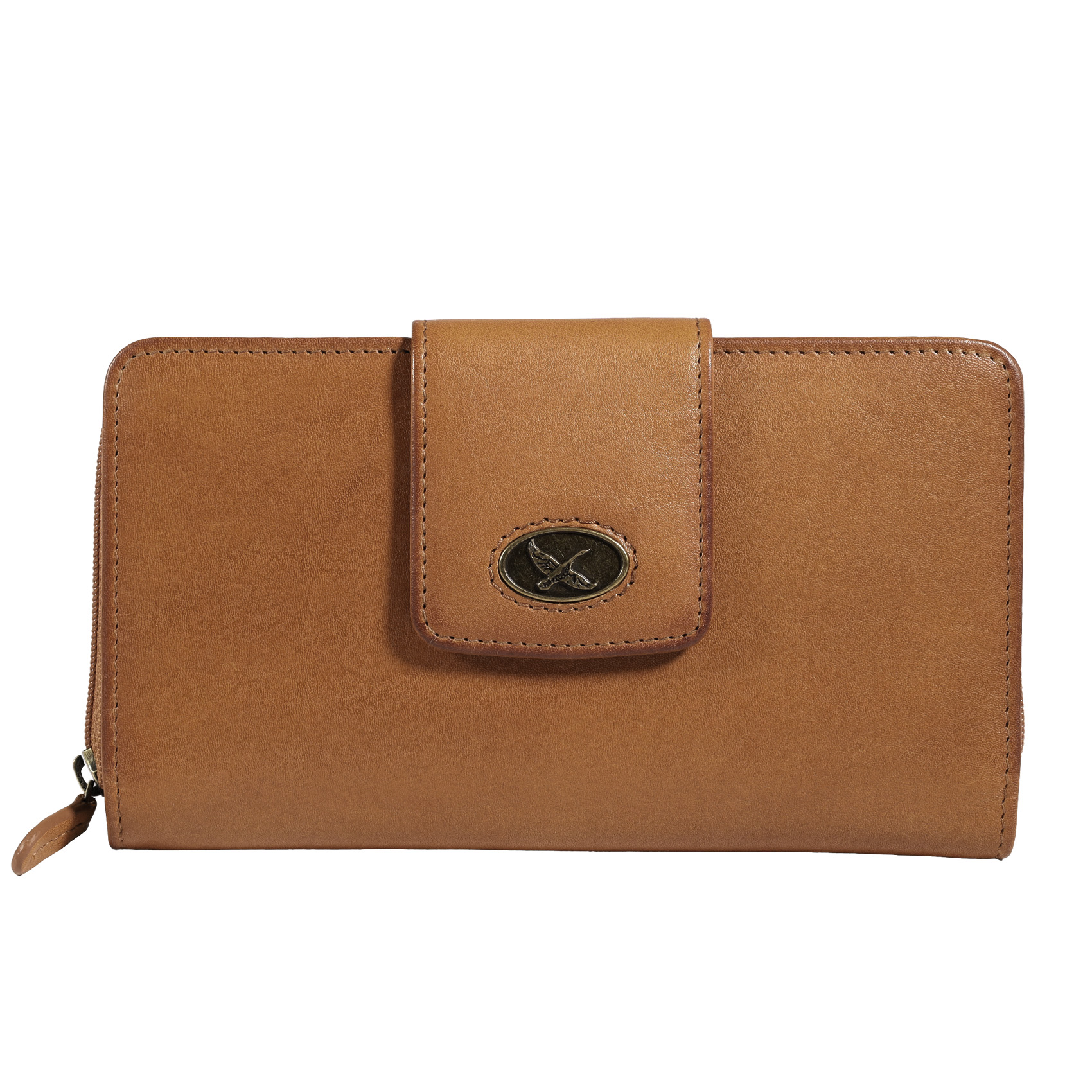 BILLETERA SIENA GINO RODINIS 1150 CAMEL - 1
