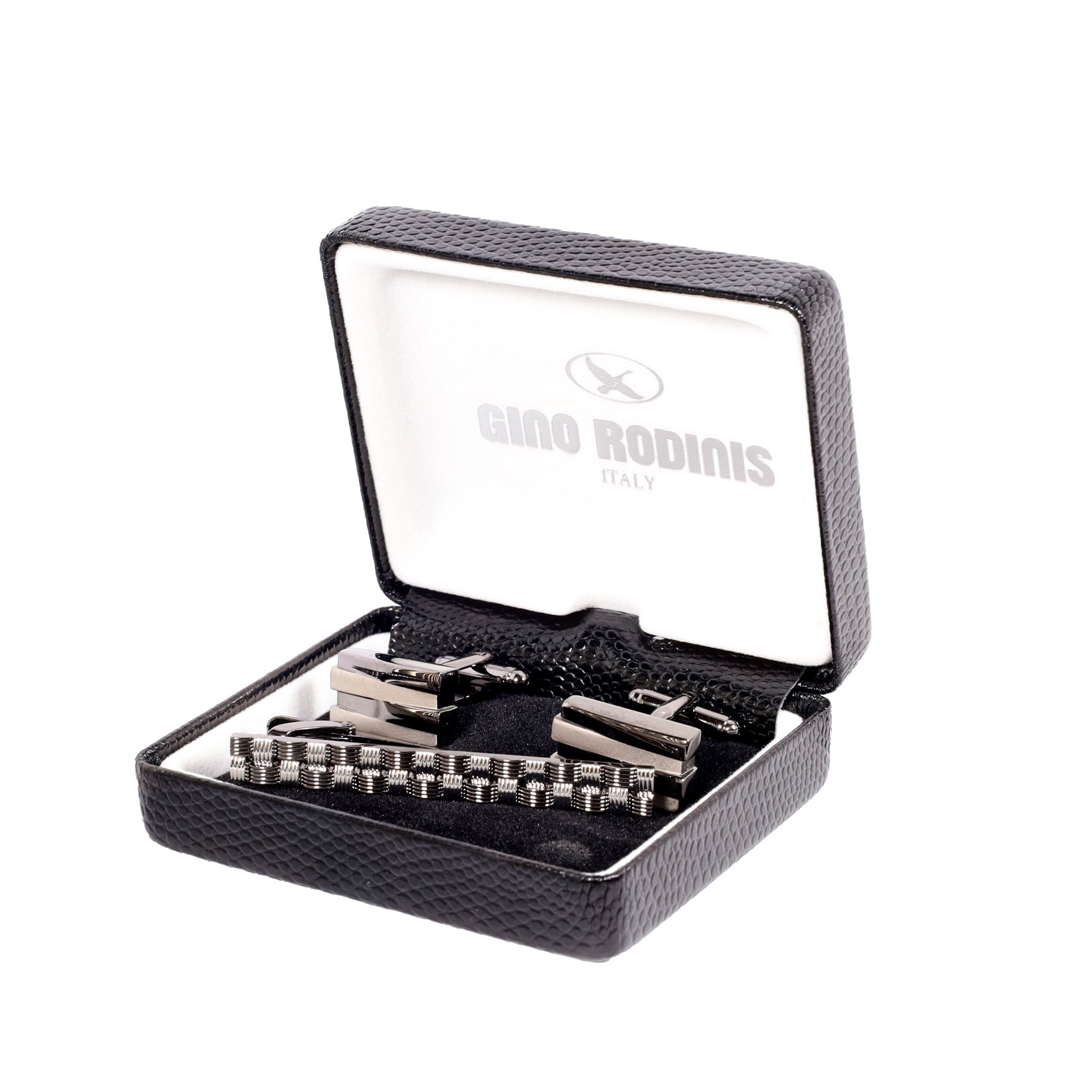 SET DE PASADOR DE CORBATA Y COLLERAS PAS034 - 1