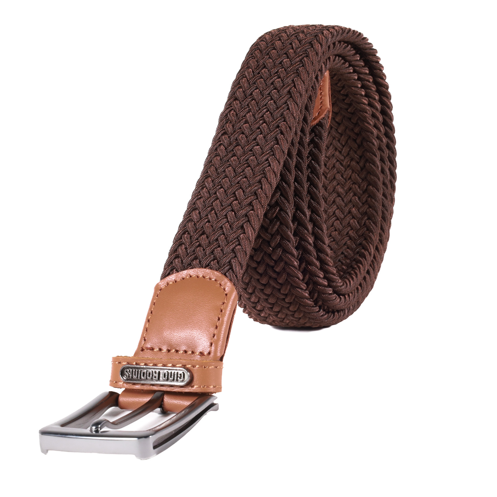 CINTURÓN ELASTICADO HOMBRE GINO RODINIS 2510 TALLA S-M MARRON - 2